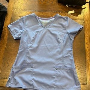 Healing Hands Purple Label Scrub Top Large Lg